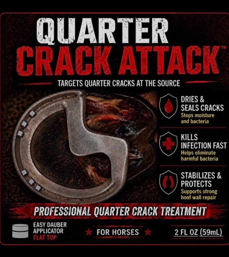 Quarter Crack Attack label