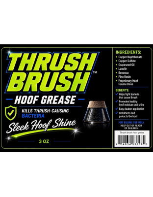 Thrush Brush hoof grease