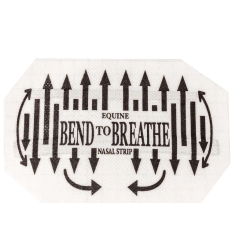 Bend To Breathe equine nasal strips white