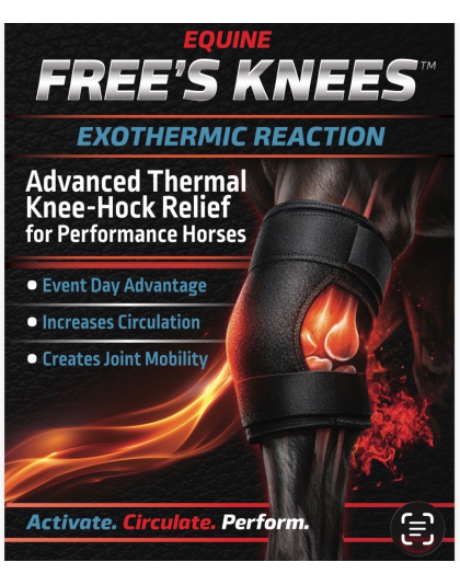 Equine FREE'S KNEES™ Exothermic Reaction Knee &amp; Hock Wrap